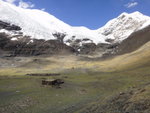 卡若拉冰川(右)及乃欽康桑峰(7191m)(左)下山谷
ALI_0756