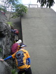山邊石罅上攀, 有手腳位
DSC00373