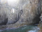 泳渡3洞灣後回望, 左至右(半圓洞, 彎口洞及卵石洞)
DSC01476