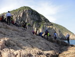 泳渡海灣上岸後便在此等駁艇
DSC01492