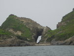 果洲灣, 南奶頂(小天后在山頂)及石拱門
DSC02136