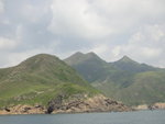 蚺蛇尖(右)及東灣山(中)
DSC03041