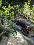 走私坳第5條坑鐵索迷城山路位澗口瀑布
DSC06167