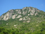 上望見黑白無常, 神僧岩, 天門谷及3字岩 (右至左), 還隱約好似見到布公仔(中間偏左?)
DSC08971
