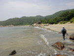 過埋這個灘, 隔離就係籮箕灣, 就可以在營地大休啦
DSC09953