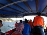 黃石碼頭乘快艇往吉澳, 可乘18人, 每人$150, 船包一天, 可印洲塘海岸隨處遊. 若少於18人, 最少要付15人船費
DSC01169