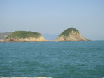 風琴海岸綑邊中右望大洲(左)及尖洲(右-又叫哈哈島)
DSC00639