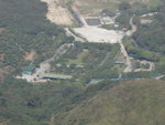 圓頭山頂下望, 靈渡寺相右下位置
DSC09095