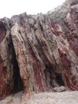 黃竹角咀, 香港最古老的岩石, 約4億年前由聚積在河口三角洲的沉積物所形成
DSC09194