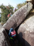 再到此大石前上攀, 若覺太大級, 可以在大石下穿過另一面上攀, 無咁大級但好植物阻路
DSC01539
