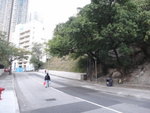 過馬路後回望護土牆石級路
DSC01882