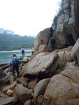 舂坎灣綑岸, 有隊友在右邊往上爬
DSC06920