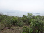 灣仔山脊路右望海中的銀洲(大)與磨洲(銀洲旁) DSC07867