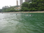 泳渡往熨波洲後回望麗海堤岸路
DSC01174