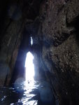 泳渡沙塘口洞, 見到西面出口洞口頂的天窗
DSC03986