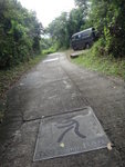 路面嵌有奧運比賽項目"乒乓球"圖案的混凝土
DSC06052