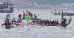 D-Boat 2 was out of control, noted the elevated red rudder
_P1B0031-01