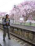 Day3_Sakura and I at railway station Kyoto_IMG_0598