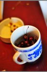we ate small cherries at night