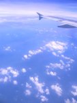 wow...white clouds and blue sky