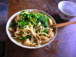 egg noodles with really good taste (rmb6)