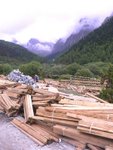 the renovation work was still in progress