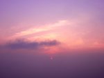 the weather is not that good to see a clear sunrise