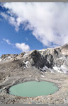 a lake beside Dolma La 托吉&#38169;(5608m)