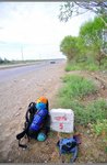 we walked for 5km but still no trucks/cars went up