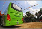 after crossing the border, we changed another bus to Hanoi