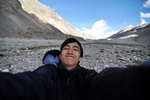 at the basecamp of mount everest,Tibet