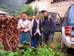 with Tibetan family,Yunnan