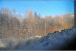 windows with ice...