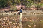 Crossing the river
