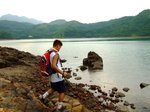 Going into sea....