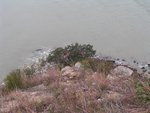 Cliff, i want to go down from there, but it is too dangerous, i have to give up finally.