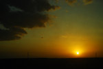 DSC_0451j_從甘肅進入哈密時的日落