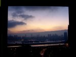 窗外的維港一角