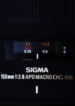 DG 150mm f/2.8 HSM Macro