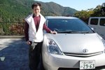 our rental car: Toyota Prius