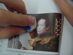 毛主席的臉開始變白..