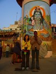 Bablu and Me in front of Shiva