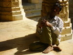 A nap in Jain Temple, Ranakpur
