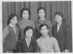 1979年　廣州　前排左：何李惠芳，何俊賢．後排左：馮碧雲，馮碧鸞，劉綺華，樊秀菊．