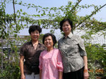 2003年　廣州　左一：張振霞，李如心，李念芸．