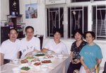 2003年　香港　左一：彭翼生，趙崇慶，張振霞，王雪雲，關詠逑．