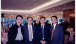 2001年　多倫多　左起：潘紹偉，趙崇慶，吳德樹，趙崇偉．