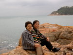 2006年3月　 郭彬彬與李如心在香港赤柱海旁．