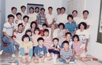 1990年　英國的許刼餘夫婦，周寧國和美國的楊丁丁到訪多倫多．