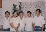 08/1990 英國的李寶璇，丹麥的鄧世根到訪香港．